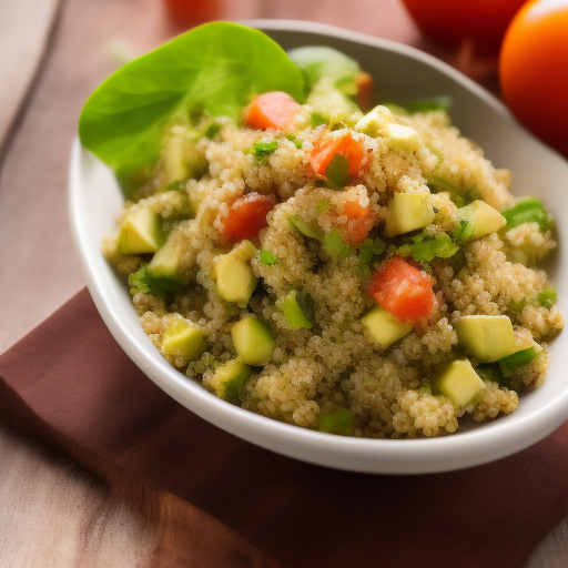 Ensalada de quinoa y aguacate