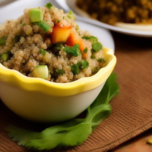 Ensalada de Quinoa con Aguacate y Cilantro