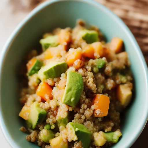 Ensalada fresca de quinoa y aguacate