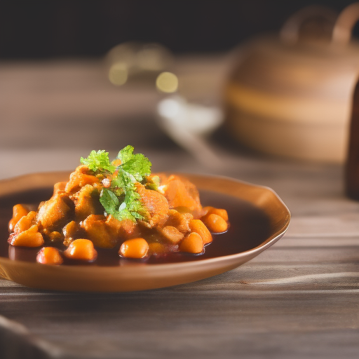 Curry de lentejas rojas con espinacas y coco