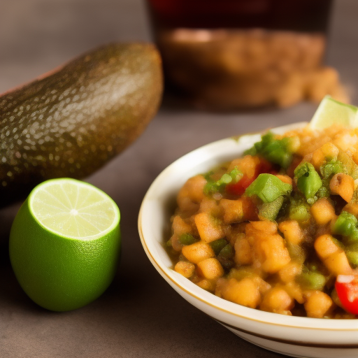 Fideos de calabacín con salsa de aguacate