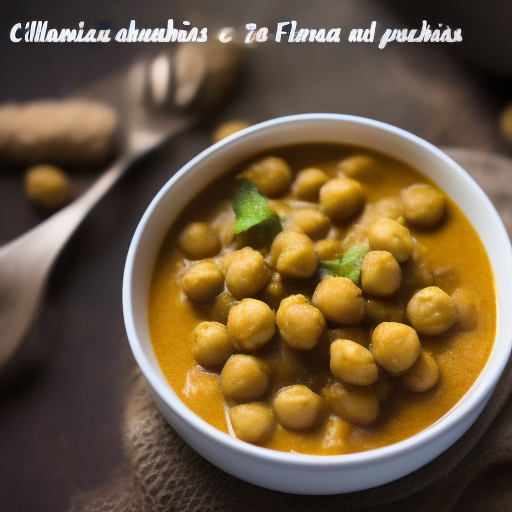 Curry de garbanzos y espinacas