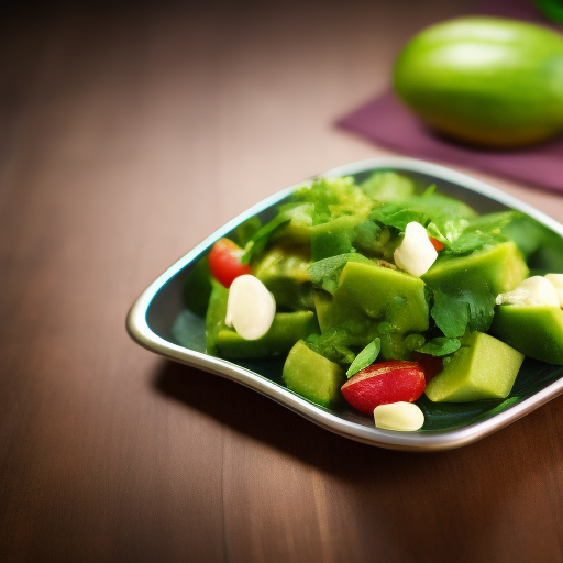 Ensalada de garbanzos, remolacha y aguacate