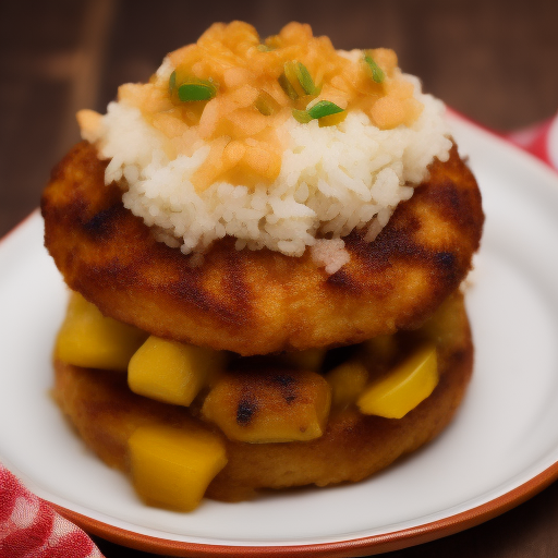 Filetes de cerdo con salsa de piña y jengibre