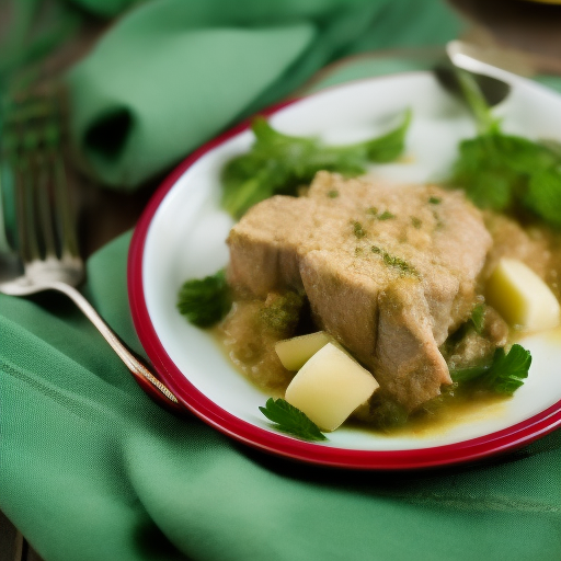 Filetes de cordero con salsa de menta