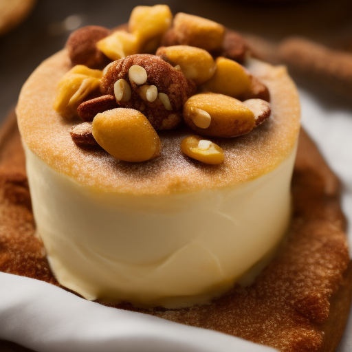 Tarta de frutas del bosque con crumble de almendras